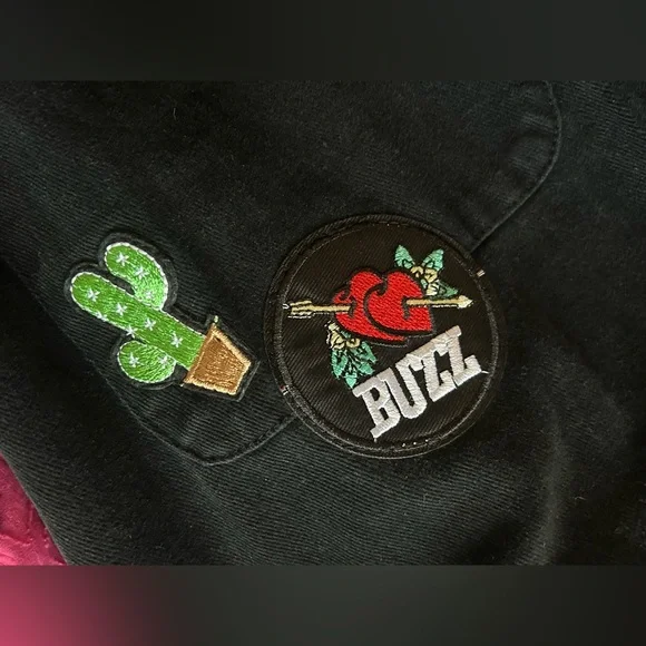 Jade by Jane Black Patch Button Up Romper Jumpsuit - NWT - Picture 11 of 11